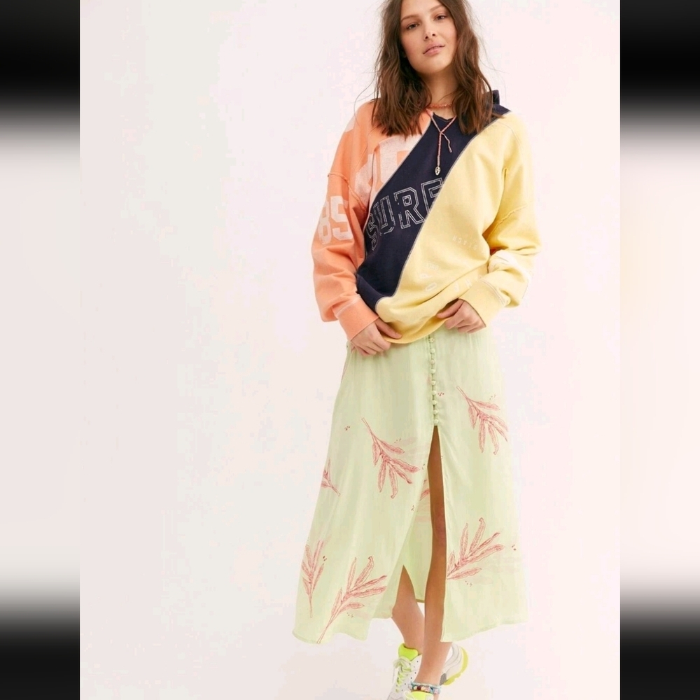 We The Free Beach Break Graphic Oversized Hoodie Pullover Small NWT$168 - Picture 3 of 7